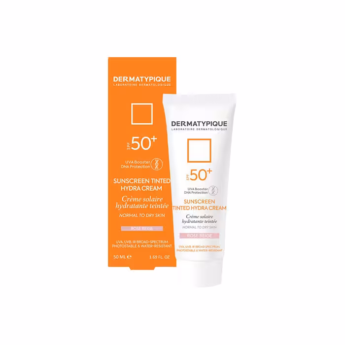 ضد آفتاب رنگ رز بژ پوست خشک SPF 50 درماتیپیک | 50 میل