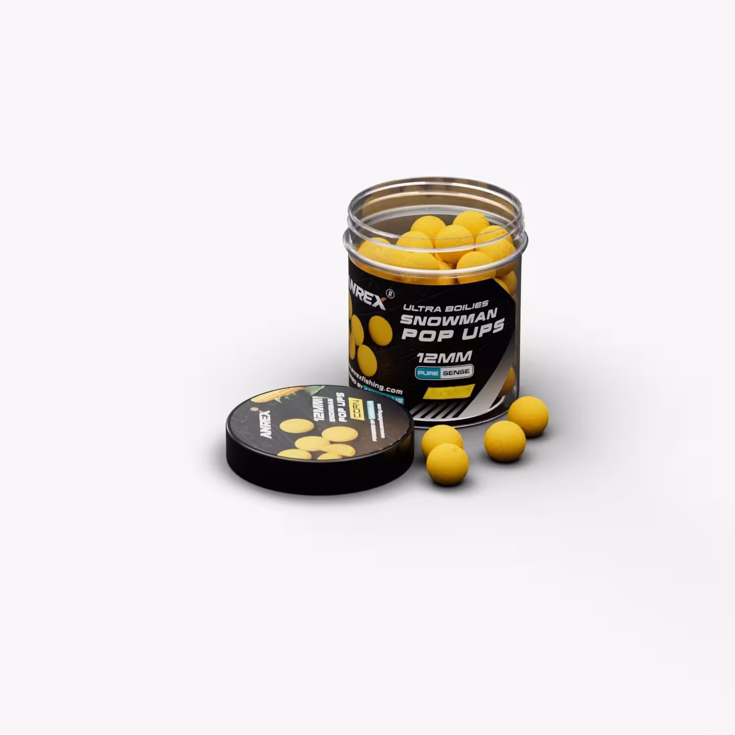طعمه ماهیگیری بویله پاپ آپ ANREX طعم موز 12-14 میل