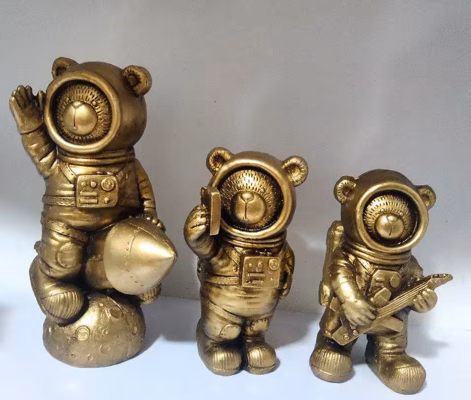 مجسمه فضانوردخرس (3 عددی)