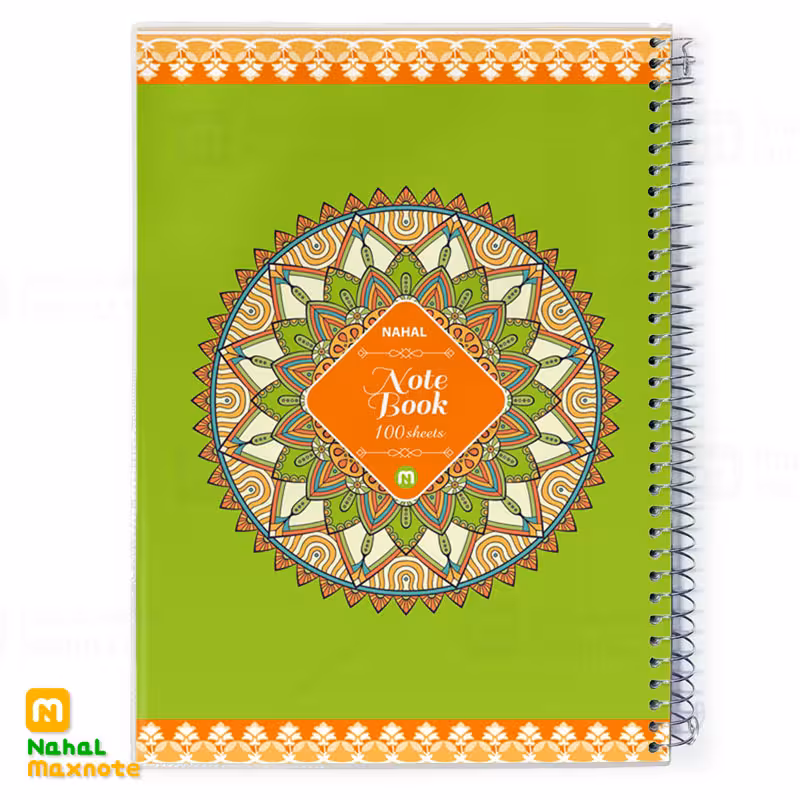 دفتر 100 برگ سیمی طلقی کد 3112.طرح 6