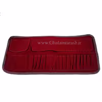 کیف قلمو 23 خانه آرک رنگ البالویی