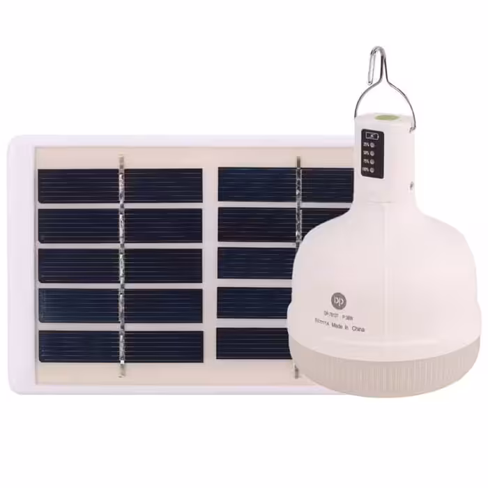 لامپ آویزدار شارژی DP.LED Light DP-7813T 38W   پنل خورشیدی