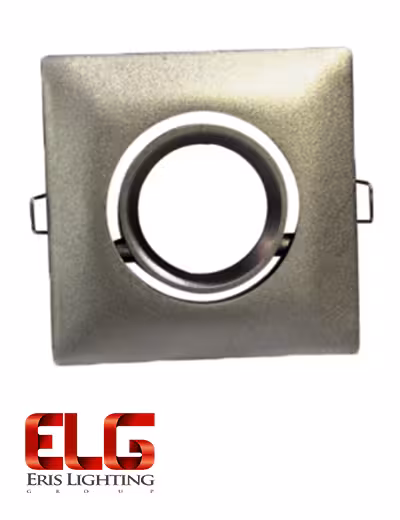 فریم لامپ نقره ای مربعی