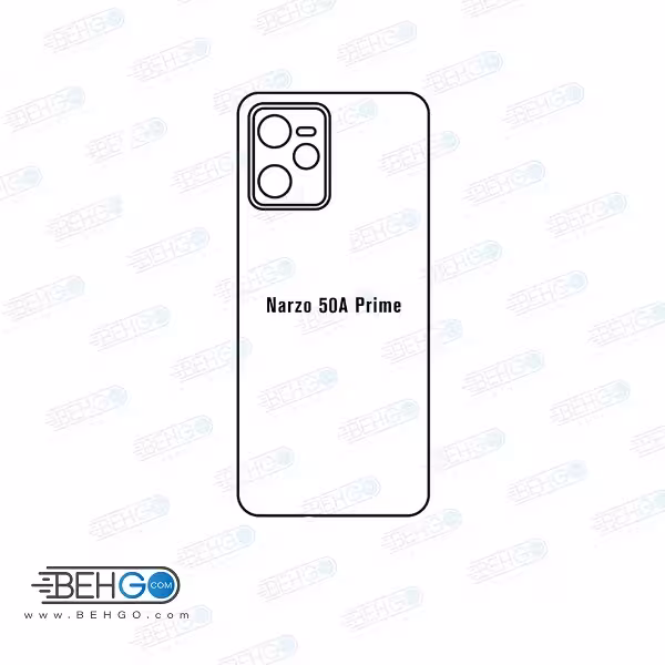 برچسب پشت گوشی ریلمی Realme Narzo 50A Prime