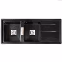 سینک گرانیتی توکار درسا مشکی مدل DS3604-120
