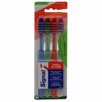 مسواک سیگنال مدل TRIPLE ACTION SOFT/SOUPLE ست 4 عددی
