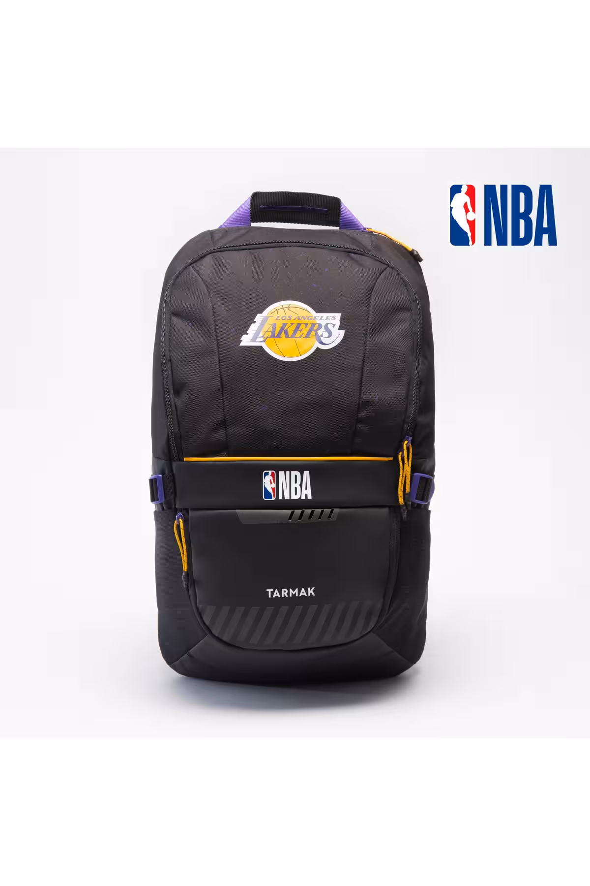 کوله پشتی مردانه و زنانه بسکتبال TARMAK NBA LAKERS 25 L سیاه Decathlon