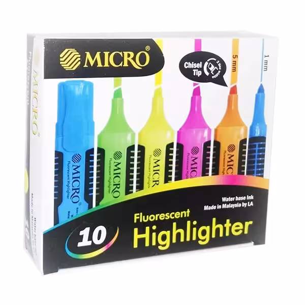 ماژیک علامت گذار میکرو بسته 12 عددی