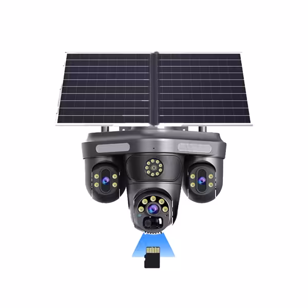 دوربین سولارسیمکارتی سه لنز سه تصویر OKAMمدل WP2 1-4G-AS