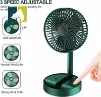 پنکه شارژی رومیزی تاشو سه حالته