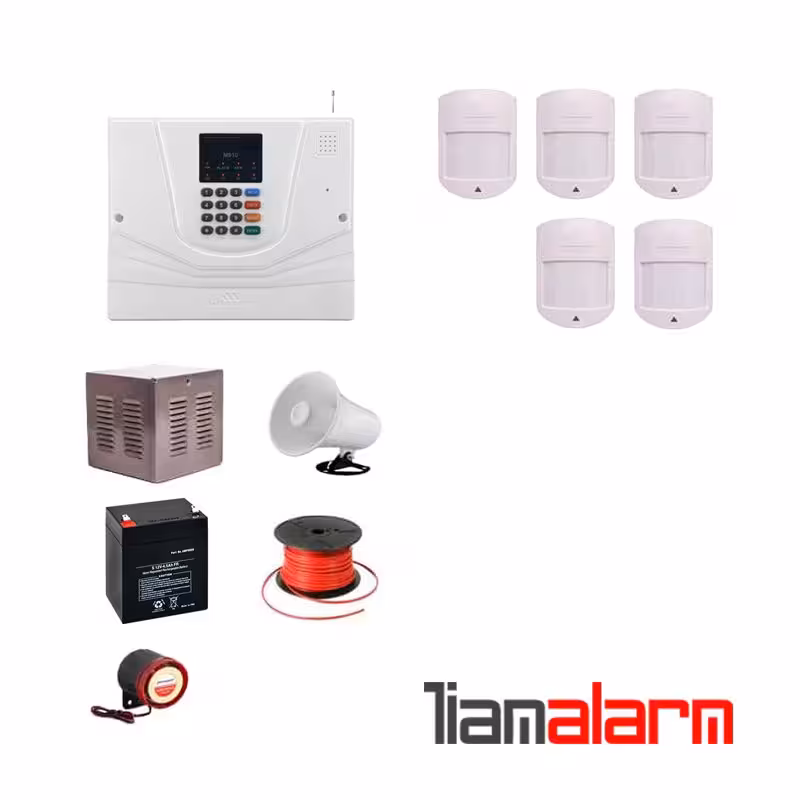 پکیج دزدگیر اماکن با سیم مدل مستر سیم کارتی و تلفنی M930H65