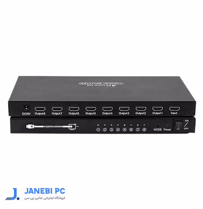 اسپلیتر 8 پورت HDMI با قابلیت 3D لایمستون LS-HSP0108