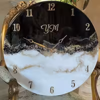 ساعت دیواری رزینی قطر40