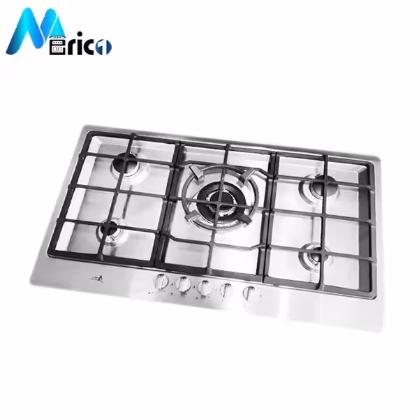 گاز رومیزی اخوان کد os5 پنج شعله استیل