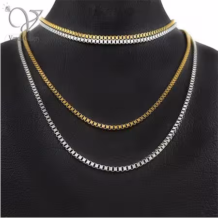 زنجیر ونیزی استیل مناسب مدال کد7863