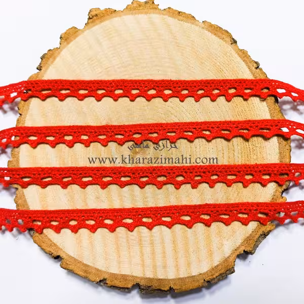 نوار کتان طرح رنگی کد8