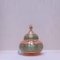 قندان مس و خاتم سایز بزرگ
