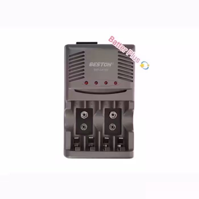 شارژر  باتری های قلم و نیم قلم و کتابی 9v بستون اتوماتیک مدل BST-C819W کابل دار | amazonchi