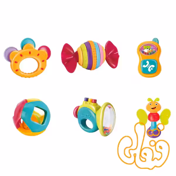 ست جغجغه 6 عددی هولی تویز 939A