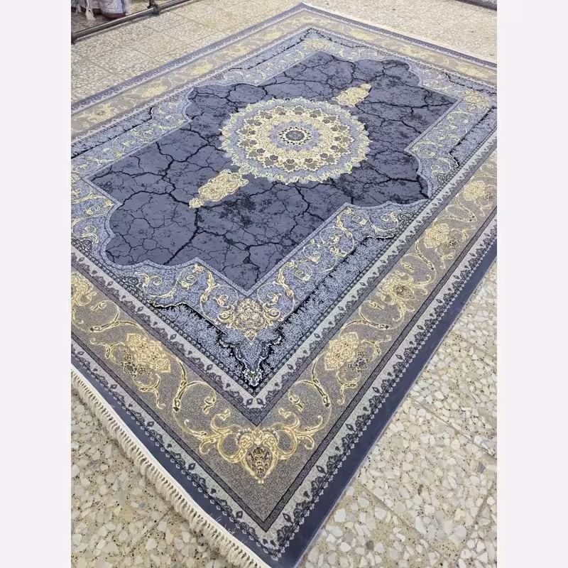 فرش ماشینی کاشان 700شانه 9متری طرح نسیم دلفینی(باارسال رایگان)