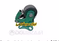 چرخ 13 گردان پویان مدل ترمزدار فولادی لاستیکی سبز