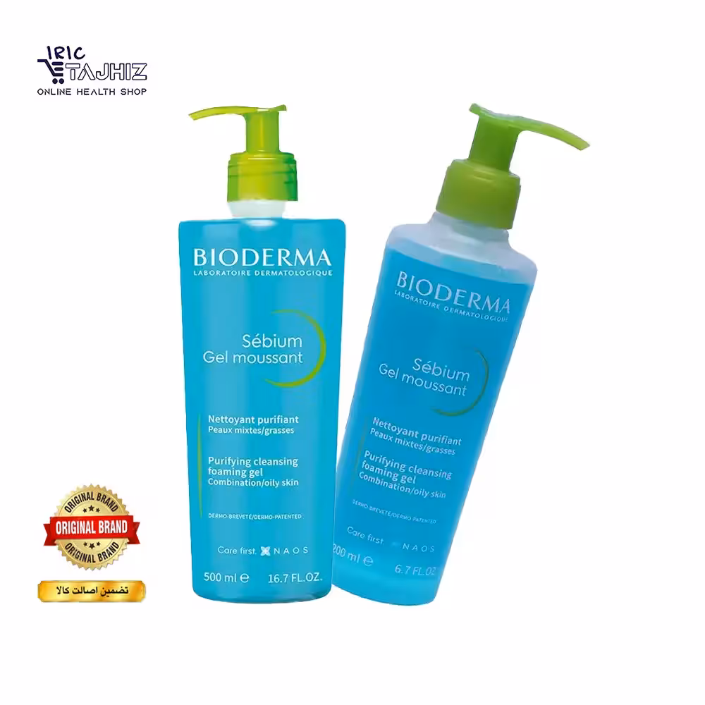 ژل شستشوی صورت بایودرما پوست چرب و مختلط