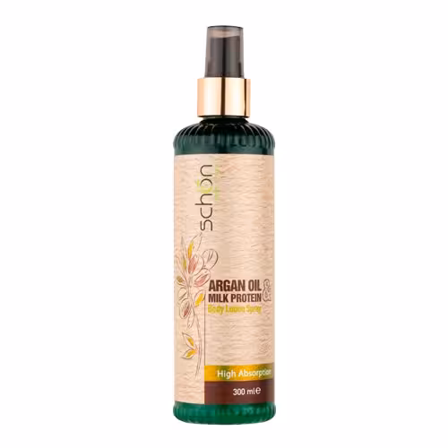 اسپری لوسیون بدن شون|milk protein body lotion schon