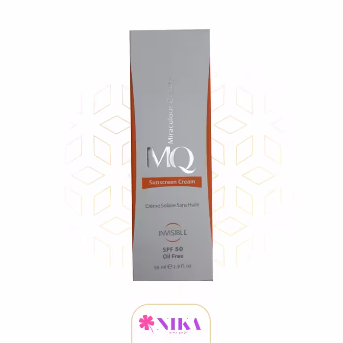 کرم ضد آفتاب بی رنگ فاقد چربی SPF 50 MQ 55 میل