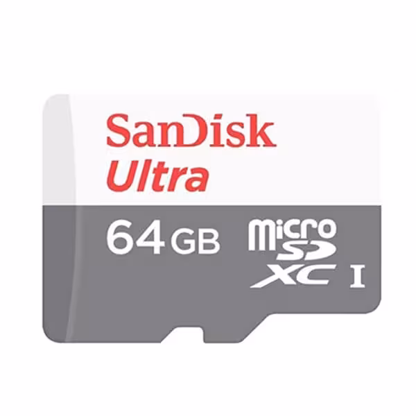 کارت حافظه microSDXC سن دیسک مدل Ultra کلاس 10 استاندارد UHS-I U1 سرعت 100MBps ظرفیت 64 گیگابایت