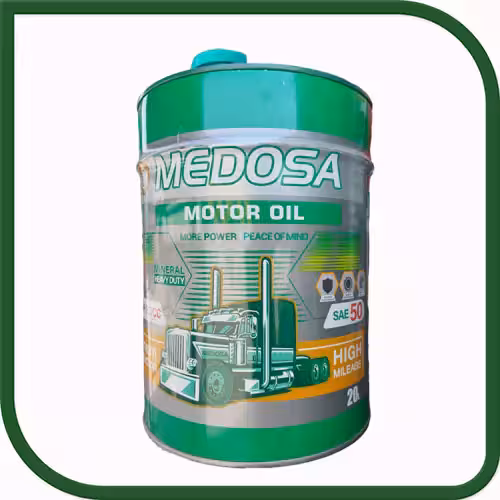 روغن موتور دیزلی W50 مدوسا CC چلیک بیست لیتری فلزی