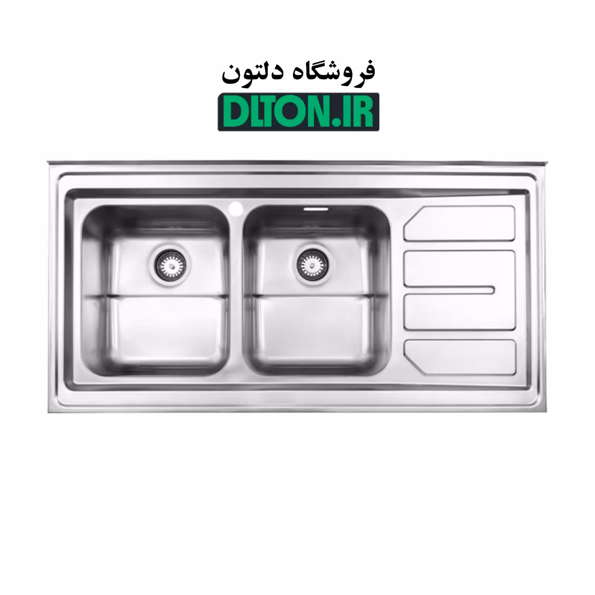 سینک استیل البرز مدل 763 روکار