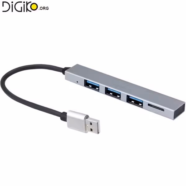 هاب 3 پورت USB2.0 به همراه رم ریدر TF
