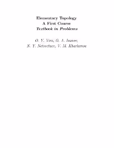 خرید و دانلود نسخه کامل کتاب Elementary topology, a first course (Textbook in problems)