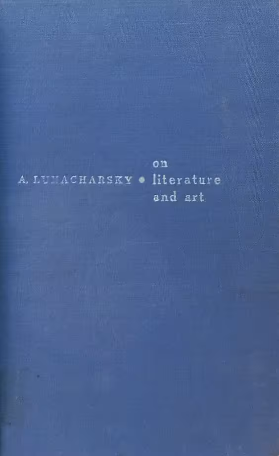 On Literature and Art