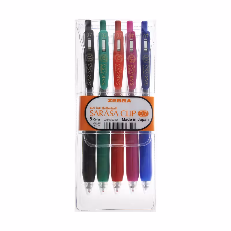 روان نویس زبرا مدل ساراسا کلیپ بسته 5 عددی | چاوه