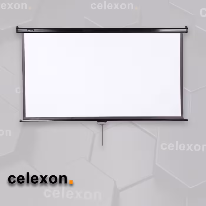 پرده نمایش مشکی دستی سلکسون مدل CSB250M