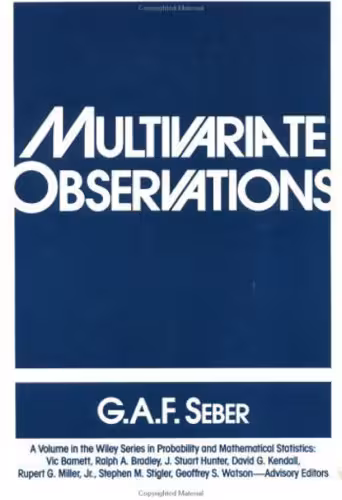 خرید و دانلود نسخه کامل کتاب Multivariate observations