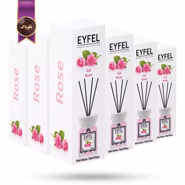 6 عدد خوشبوکننده هوا ایفل EYFEL مدل رز Rose حجم 120 میلی لیتر   (اورجینال)
