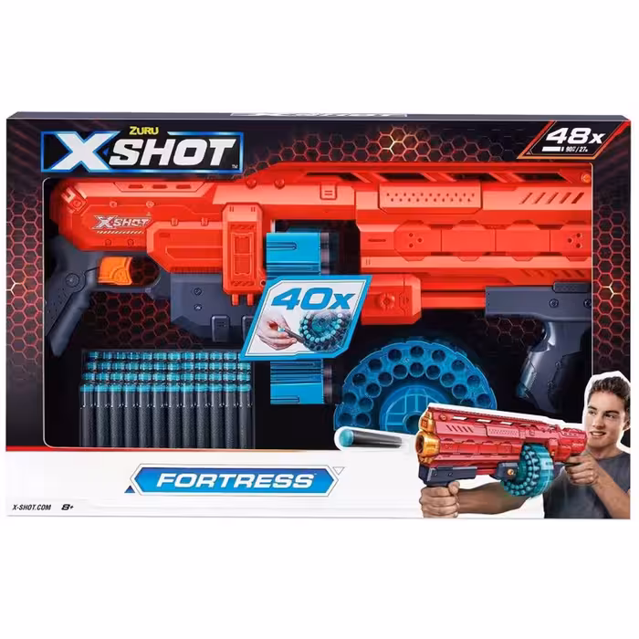 تفنگ ایکس شات X-Shot مدل FORTRESS قرمز