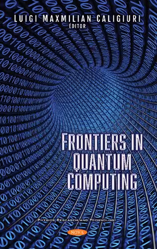 خرید و دانلود نسخه کامل کتاب Frontiers in Quantum Computing