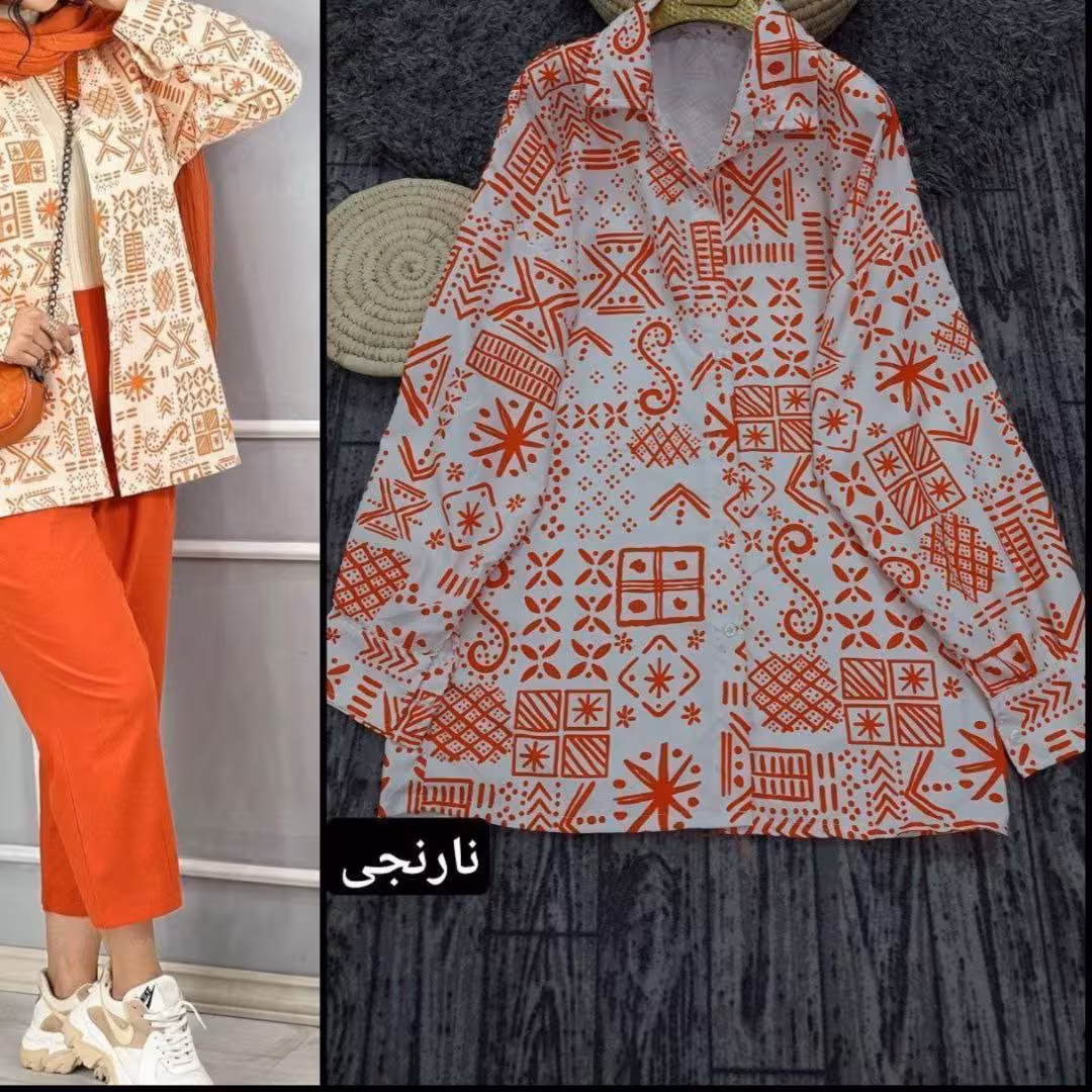 مانتو طرحدار (ارسال رایگان)لطفا قبل از واریز موجودی بگیرید 