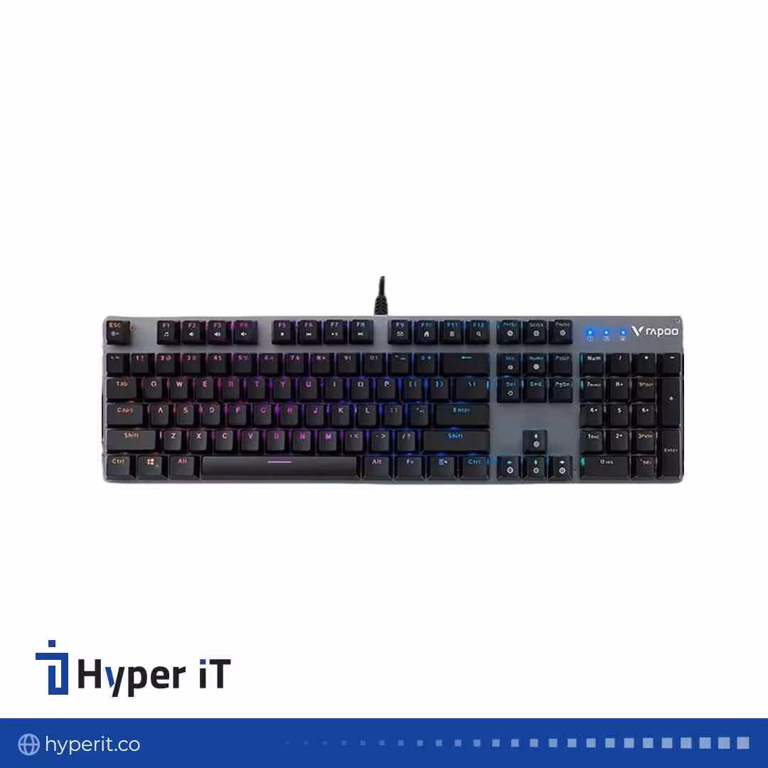 کیبورد سیمی گیمینگ Rapoo مدل V520RGB