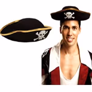 کلاه دزد دریایی لبه داری