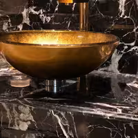 کاسه شیشه ای طلایی دکومکور مدل تسیرو ارسال امن به شهرستان با گارانتی و بیمه