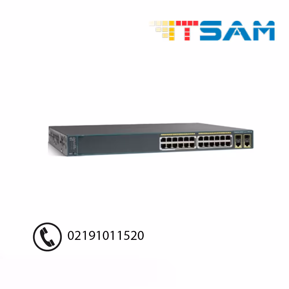 سوئیچ شبکه سیسکو WS-C2960-24TC-S
