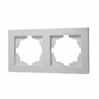 کادر پلاستیکی دو خانه نستک سری evidente مدل FR2ED00X02