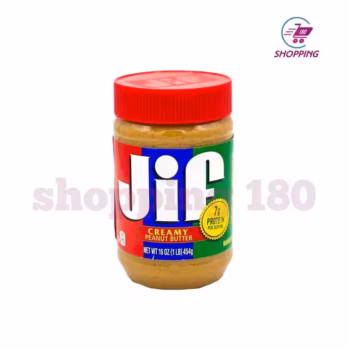 کره بادام زمینی جیف 454 گرم