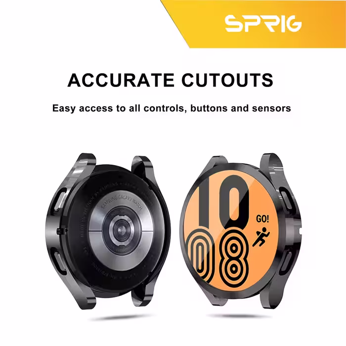 کاور اسپریگ مدل SP-360 مناسب برای ساعت هوشمند سامسونگ Galaxy Watch 5 44mm به همراه محافظ صفحه نمایش