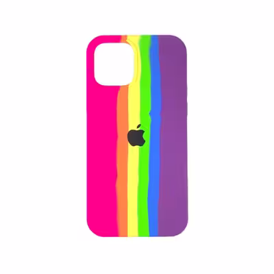کاور آیرون من مدل RAINBOW مناسب برای گوشی موبایل اپل IPHONE 13 PROMAX به همراه قلم لمسی