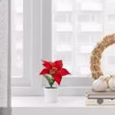گلدان به همراه گل مصنوعی ایکیا مدل FEJKA کد 50522851